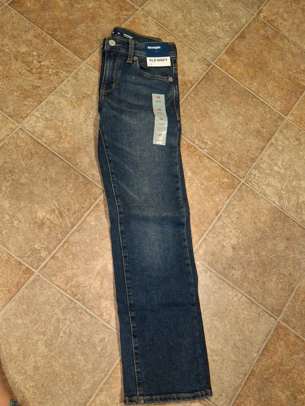 Old Navy Men’s Straight Jeans - Dark Blue